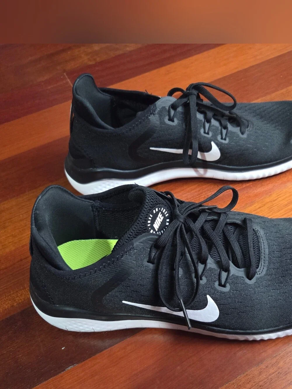 Nike Free RN, Men's 10.5, Black Running Shoe